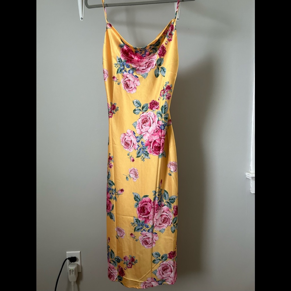 Floral print dress